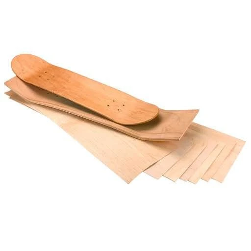 Premium 7 slāņu Hard Rock Maple skeitborda finiera komplekts (nepabeigts)